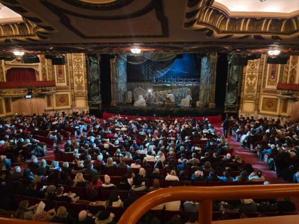 Cadillac Palace Theater, section: Dress Circle C, row: A, seat: 219