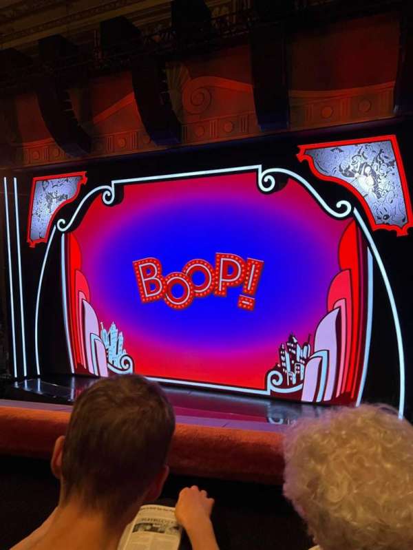 Broadhurst Theatre, section: Mezzanine R, row: B, seat: 4