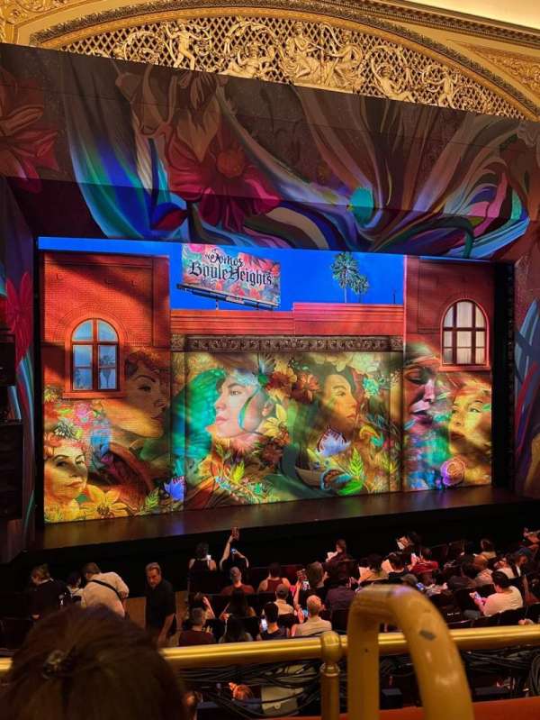 James Earl Jones Theatre, section: Mezzanine L, row: B, seat: 1