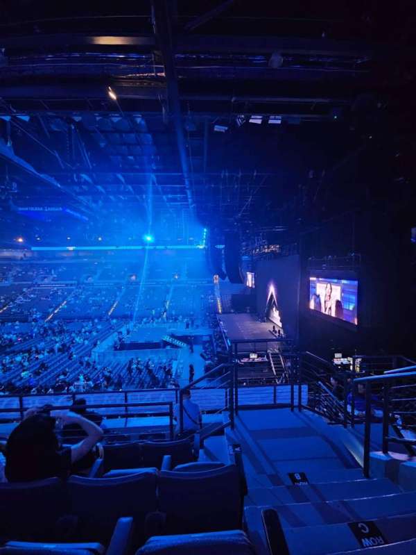 Michelob Ultra Arena, section: 221, row: D, seat: 20