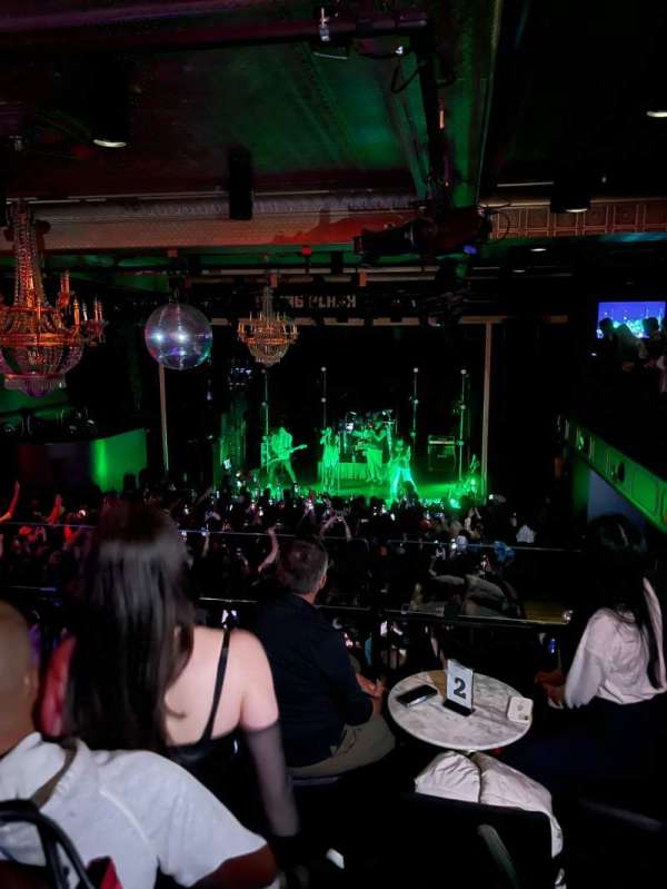 Irving Plaza, section: RAIL, row: AA, seat: 12