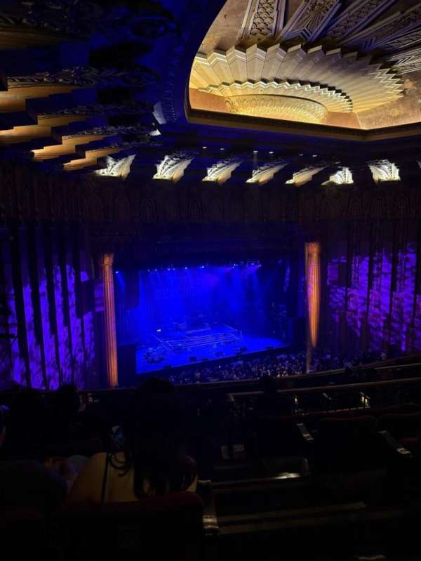 The Wiltern, section: Mezzanine L, row: F, seat: 3