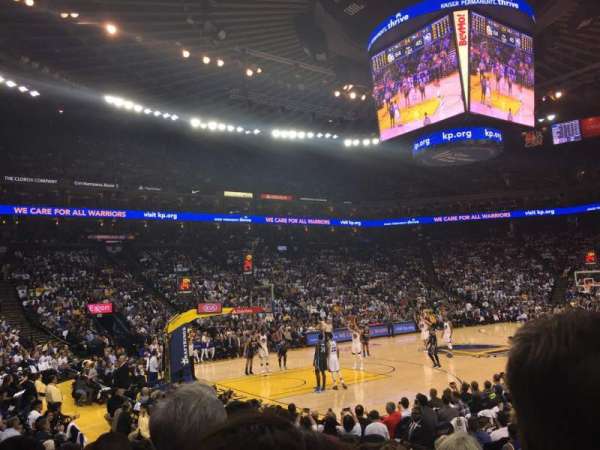 Oakland Arena, section: 119, row: 7, seat: 5