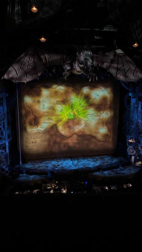 Apollo Victoria Theatre, section: Dress Circle, row: A, seat: 26