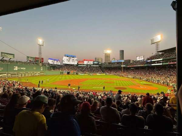Fenway Park, section: Grandstand 25, row: 4, seat: 3