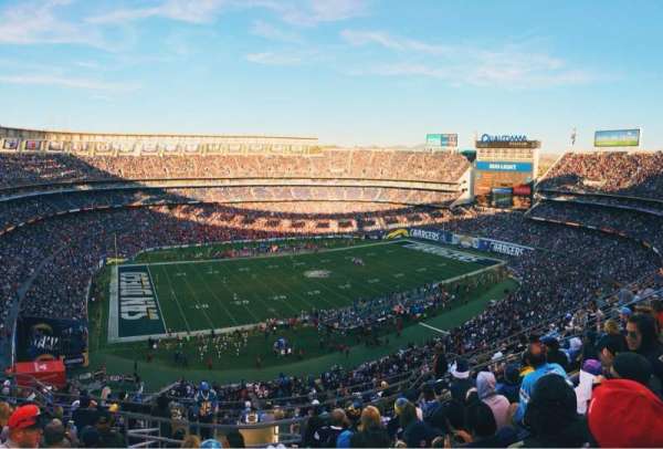 San Diego Stadium, section: V32, row: 13, seat: 13