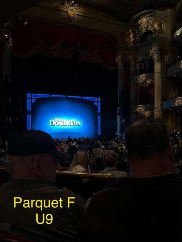Academy of Music, section: Parquet Circle F, row: U, seat: 9