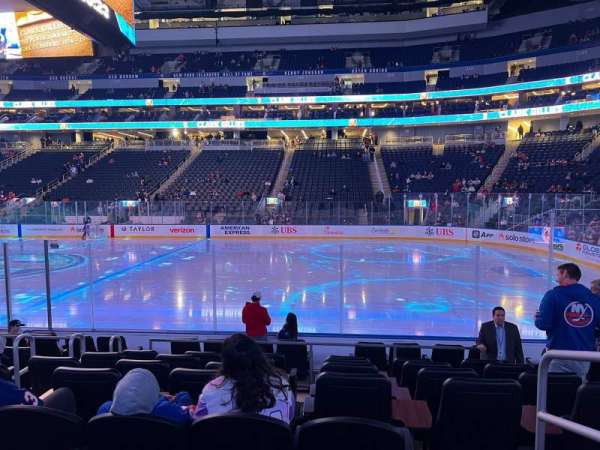 UBS Arena, section: 103, row: 10, seat: 1