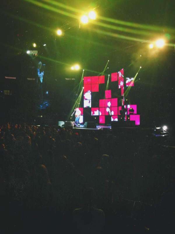 Madison Square Garden, section: 108, row: 1, seat: 13