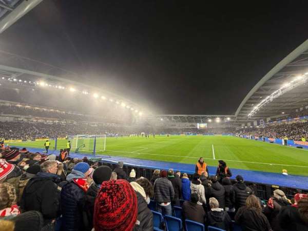 American Express Stadium, section: S1C, row: H, seat: 57