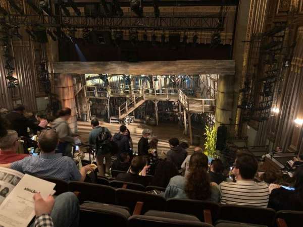Nederlander Theatre, section: Mezzanine R, row: L, seat: 12