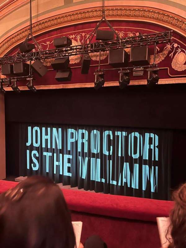 Booth Theatre, section: Mezzanine R, row: B, seat: 4