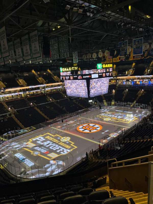 TD Garden, section: 305, row: 9, seat: 6