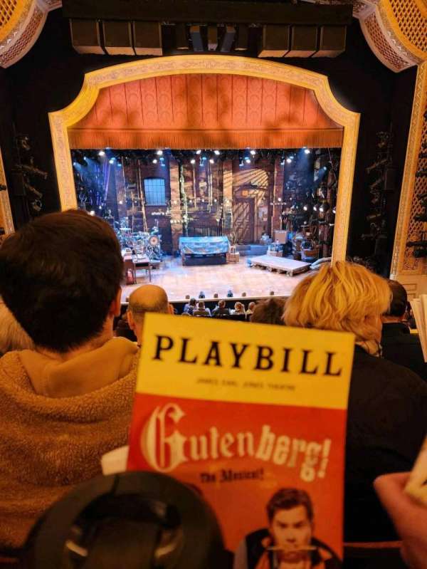 James Earl Jones Theatre, section: mezzanine c, row: C, seat: 104
