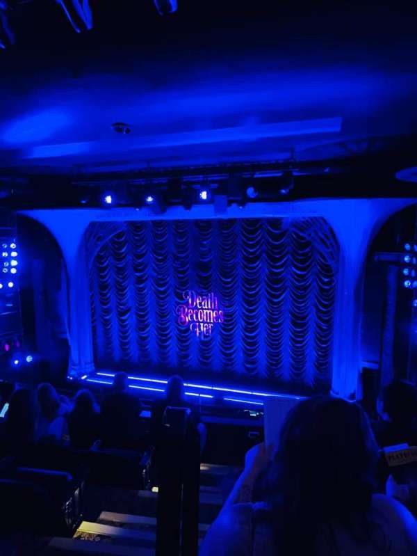 Lunt-Fontanne Theatre, section: Front Mezzanine R, row: E, seat: 2