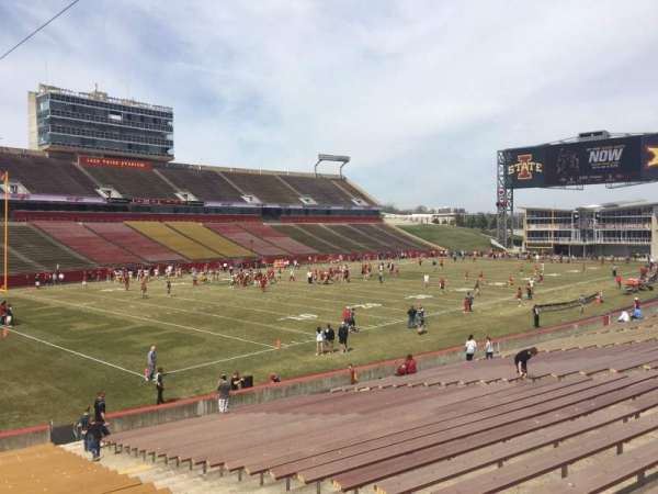 Jack Trice Stadium, section: 26, row: 27, seat: 7