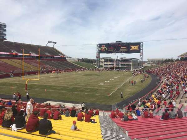 Jack Trice Stadium, section: 23, row: 27, seat: 20