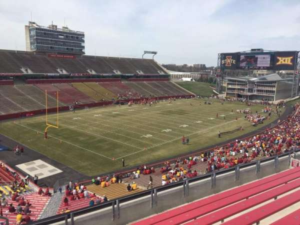 Jack Trice Stadium, section: R, row: 8, seat: 1