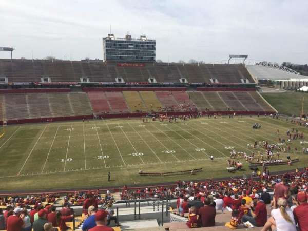 Jack Trice Stadium, section: U, row: 20, seat: 42