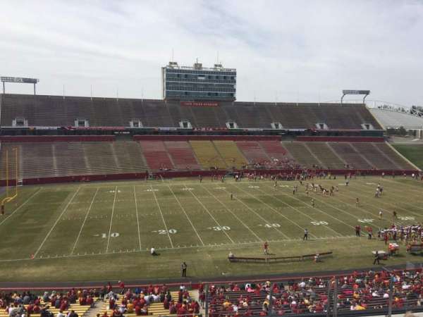 Jack Trice Stadium, section: U, row: 9, seat: 37