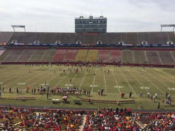 Jack Trice Stadium, section: X, row: 1, seat: 1