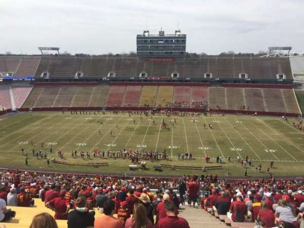 Jack Trice Stadium, section: W, row: 27, seat: 44
