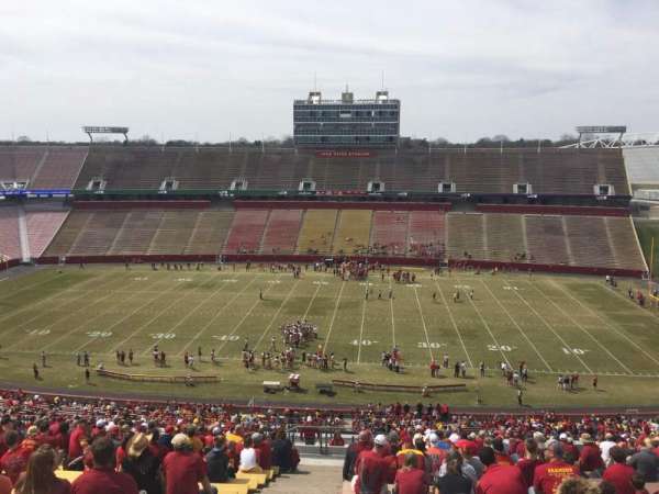 Jack Trice Stadium, section: X, row: 27, seat: 1