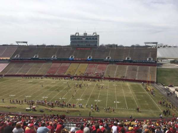 Jack Trice Stadium, section: Y, row: 28, seat: 4