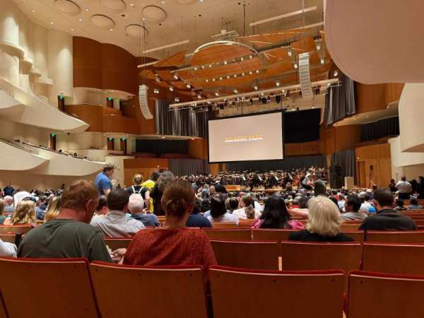 Joseph Meyerhoff Symphony Hall, section: Right rear orchestra, row: FF, seat: 12