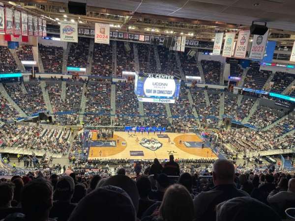 PeoplesBank Arena, section: 205, row: Y, seat: 3