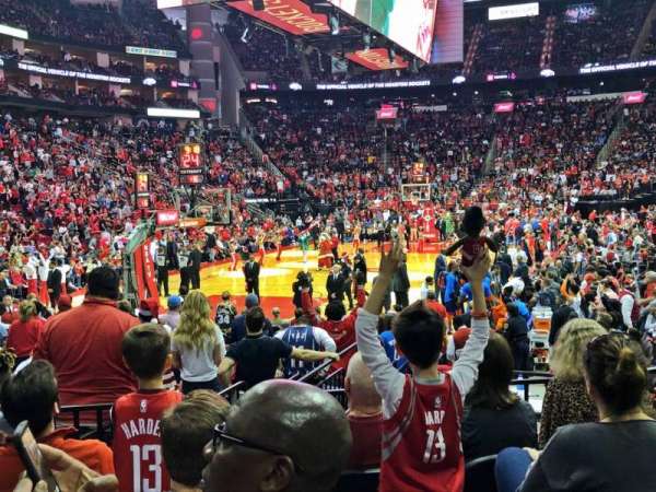Toyota Center, section: 125, row: 8, seat: 5-6