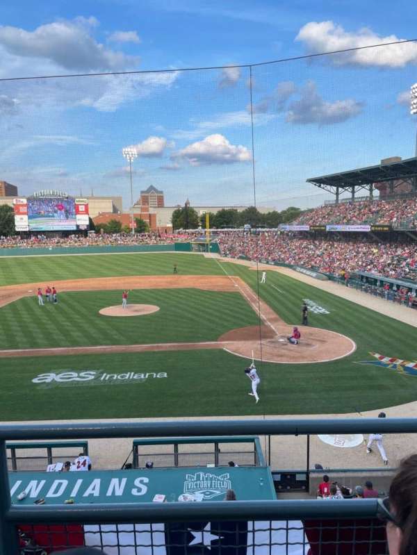 Victory Field, section: 208, row: B, seat: 8