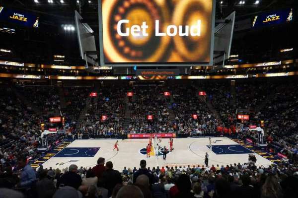 Delta Center, section: 18, row: 20, seat: 14