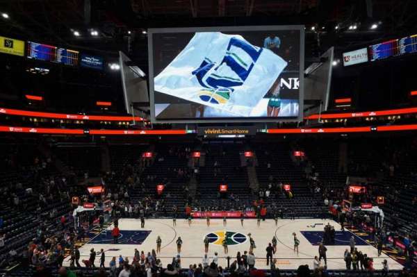 Delta Center, section: 18, row: 20, seat: 14