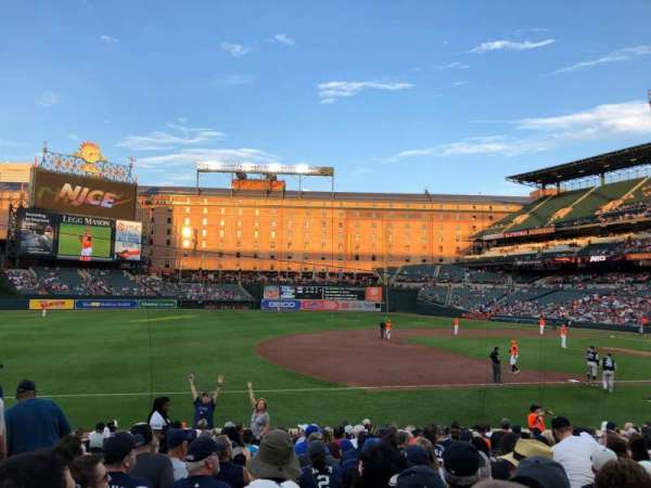 Oriole Park at Camden Yards, section: 58, row: 18, seat: 12