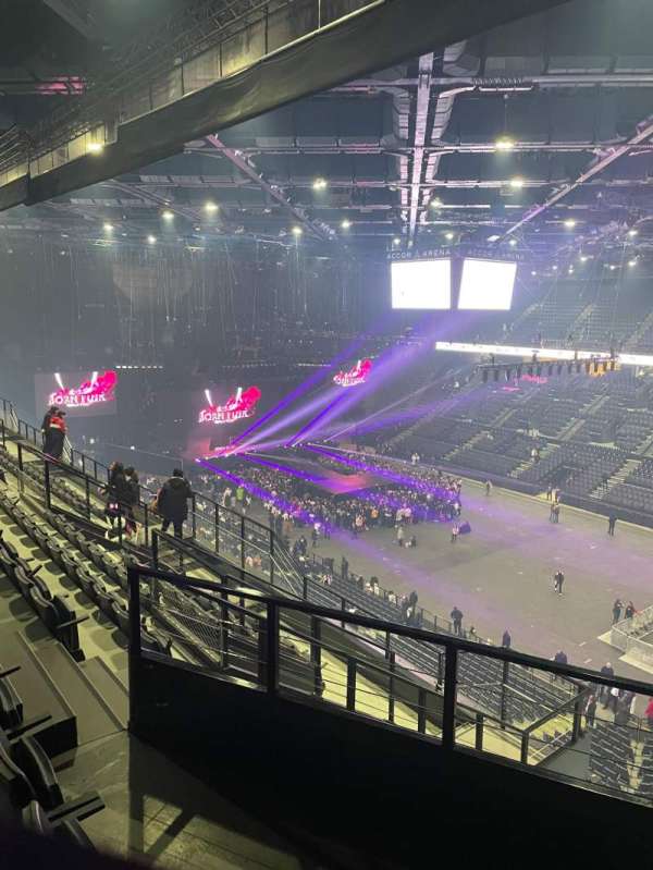 Accor Arena, section: Balcon R, row: 89, seat: 31