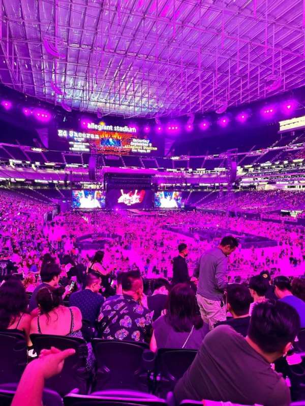 Allegiant Stadium, section: 104, row: 26, seat: 6