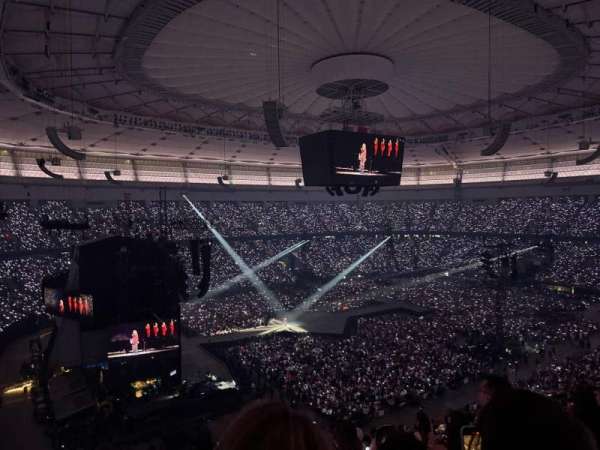 BC Place, section: 420, row: RR, seat: 6