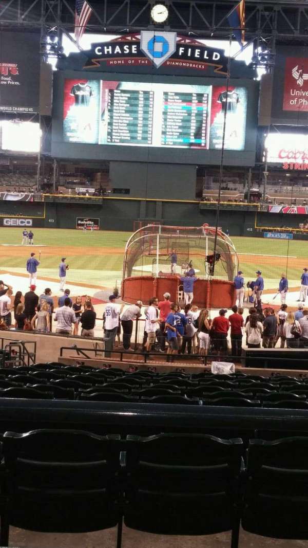 Chase Field, section: 122, row: 22, seat: 12