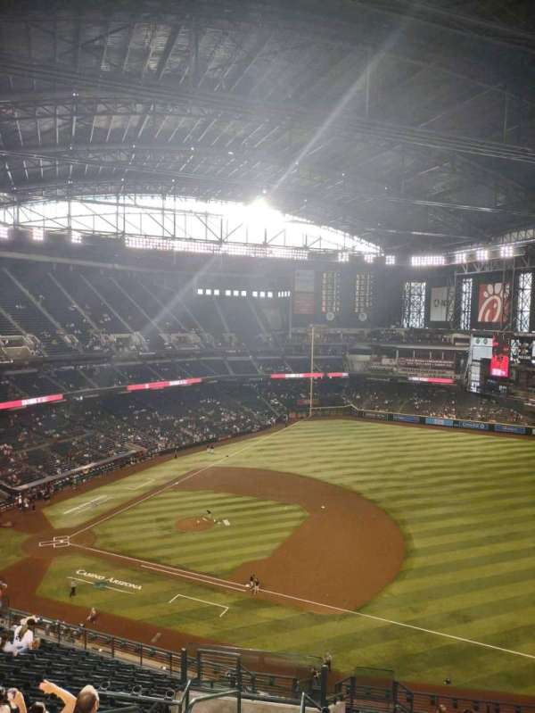 Chase Field, section: 307, row: 16, seat: 17