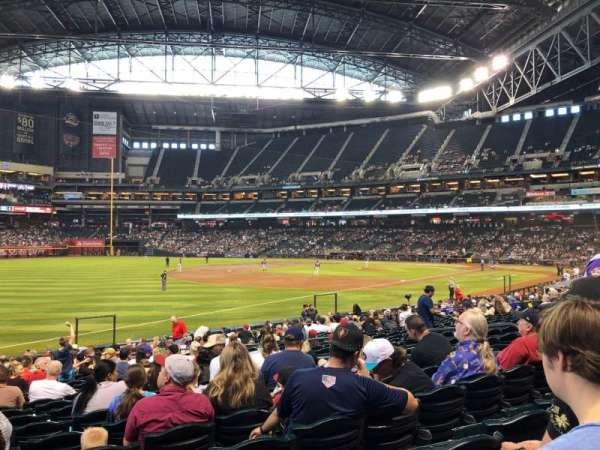 Chase Field, section: 133, row: 23, seat: 10
