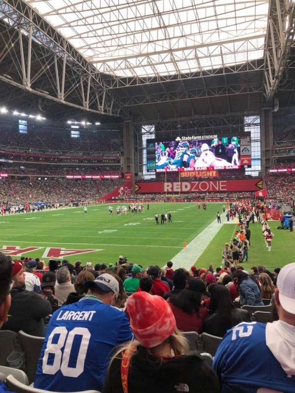 State Farm Stadium, section: 116, row: 15, seat: 10