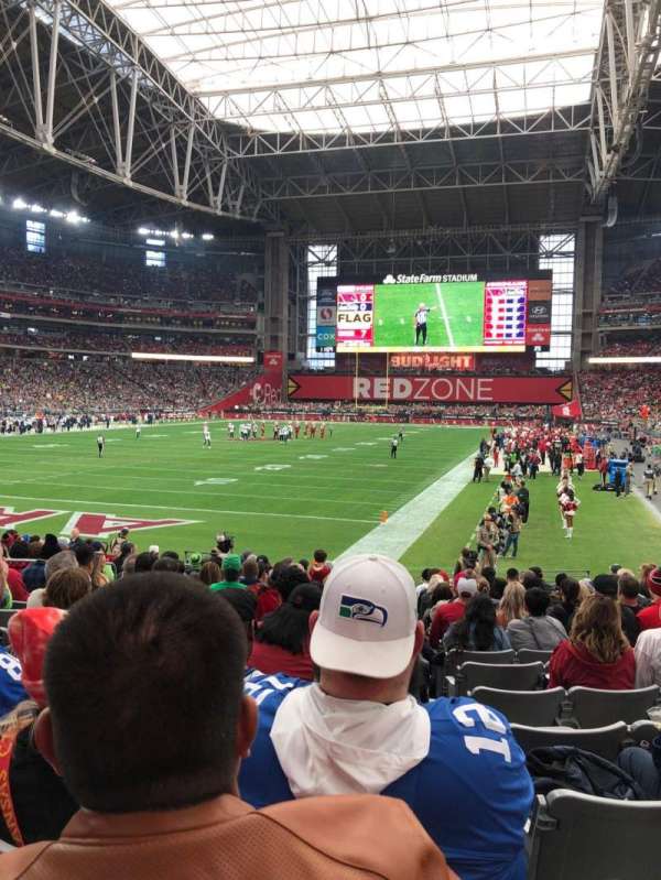 State Farm Stadium, section: 116, row: 15, seat: 9