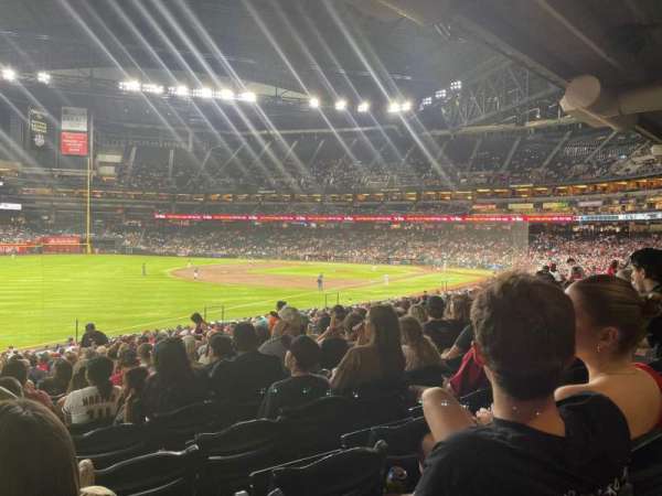 Chase Field, section: 134, row: 34, seat: 14