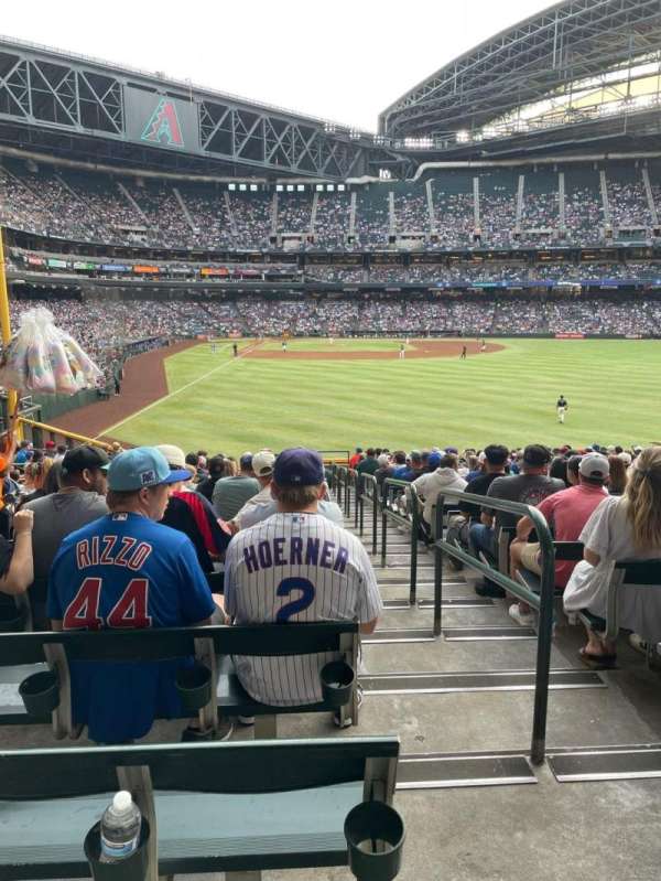 Chase Field, section: 105, row: 37, seat: 1