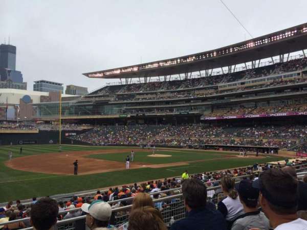 Target Field, section: 122, row: 4, seat: 12