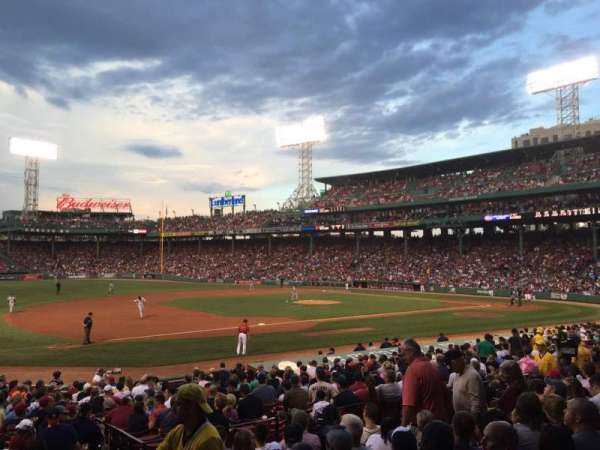 Fenway Park, section: Loge Box 157, row: KK, seat: 3