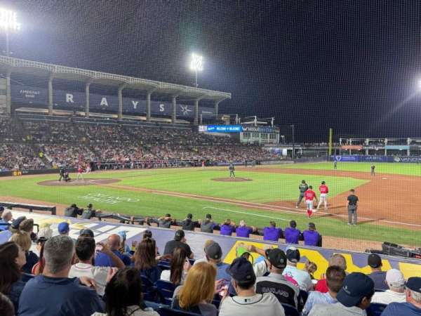 George M. Steinbrenner Field, section: 105, row: JJ, seat: 11