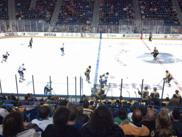PeoplesBank Arena, section: 105, row: T, seat: 14