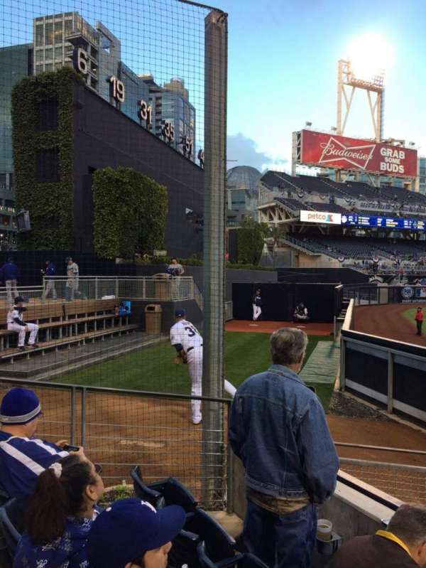 Petco Park, section: 134, row: 3, seat: 6
